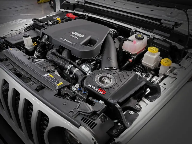 Afe 20-21 Jeep Wrangler (Jl) V6-3.0L (Td) Momentum Hd Cold Air Intake System W/ Pro Dry S Media 2
