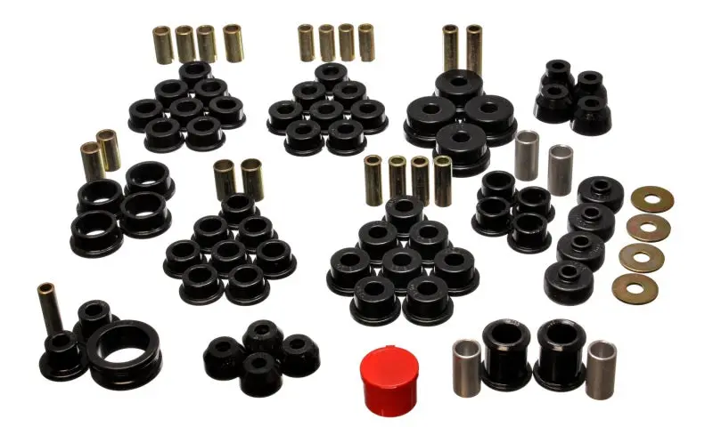 Energy Suspension 84-95 Chevrolet Corvette Black Hyper-Flex Master Bushing Set 1