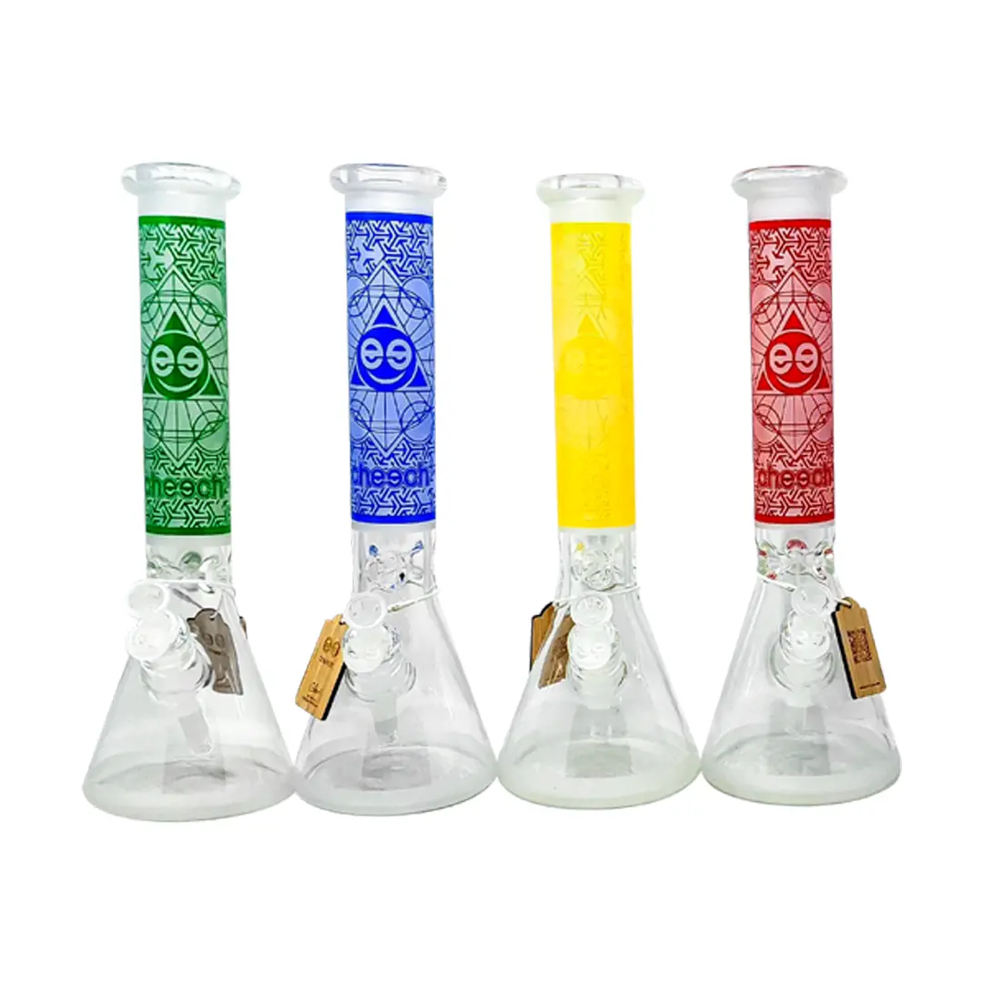 Cheech Glass 13" Blasted Cheech Pattern Beaker 1