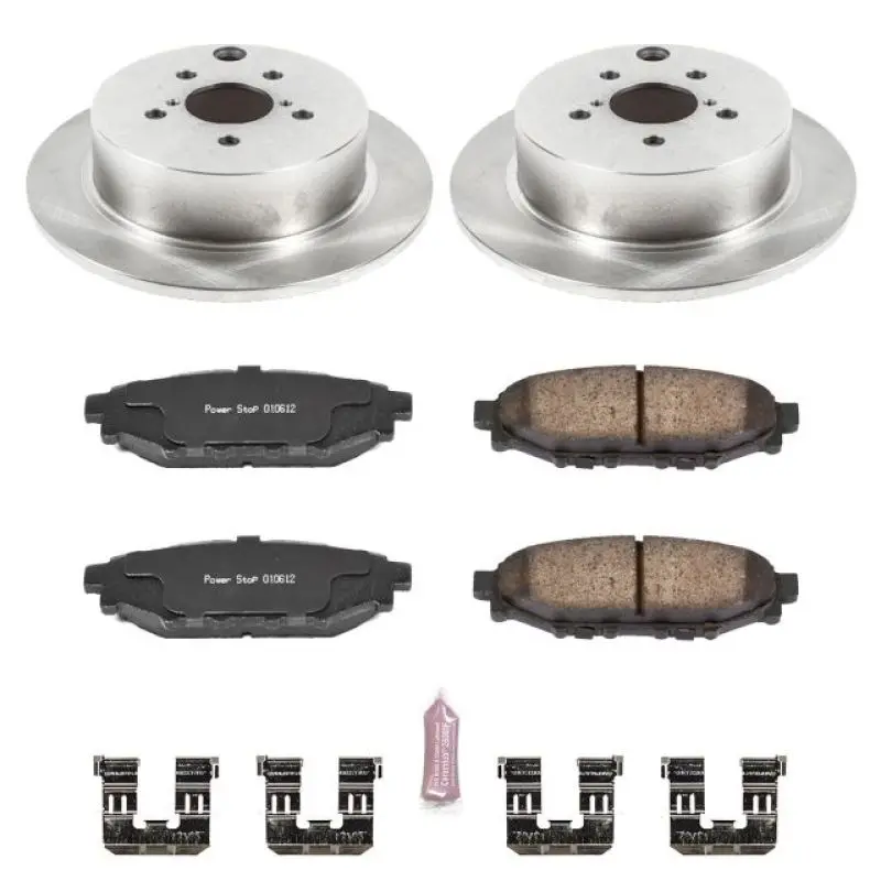Power Stop 16-18 Subaru Crosstrek Rear Autospecialty Brake Kit 1