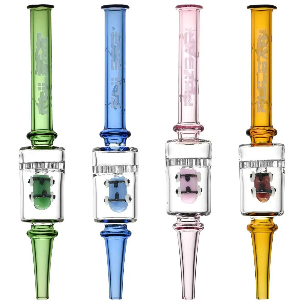 Pulsar Skateboard Glass Dab Straw - 6.5" / 4Ct 1