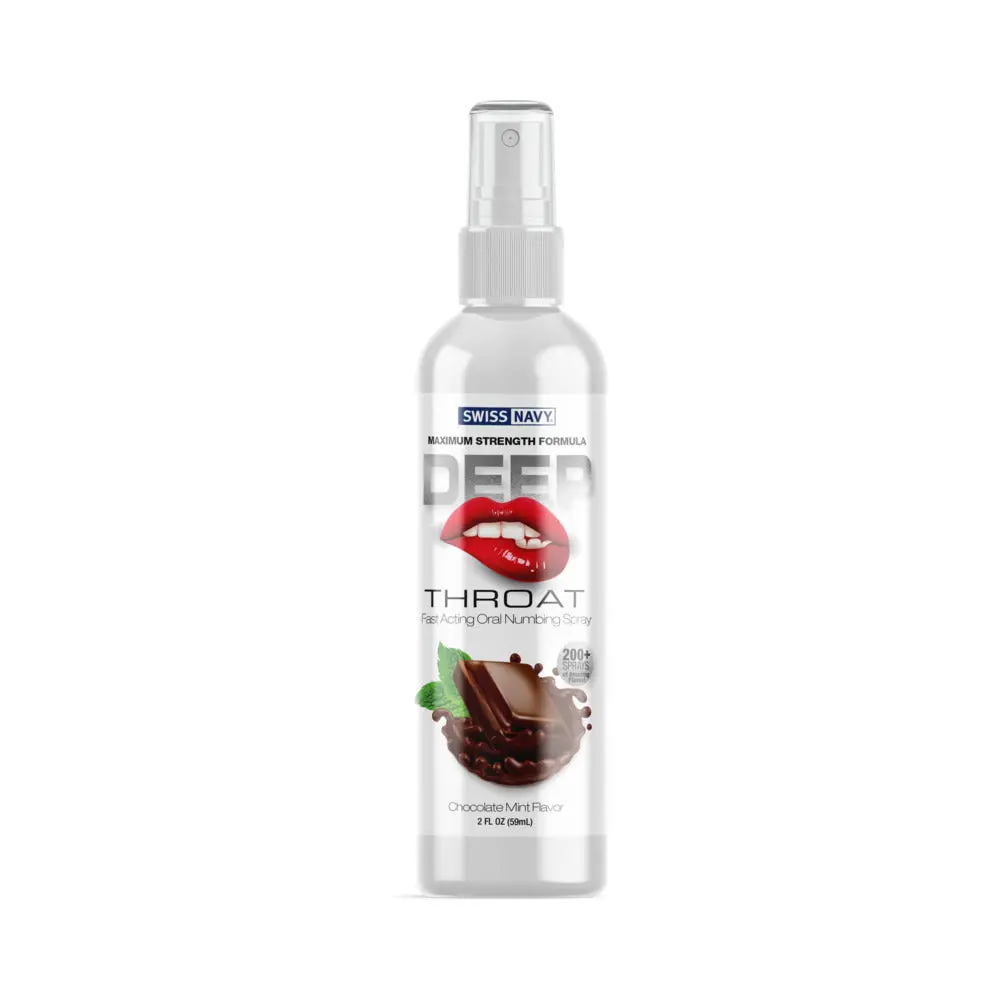 Swiss Navy Deep Throat Spray Chocolate Mint 1