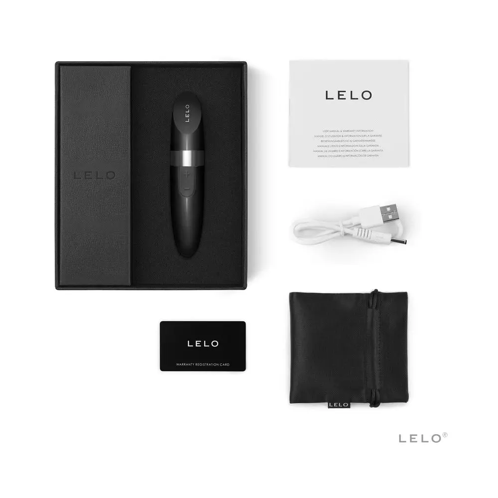 Lelo Mia 2 Rechargeable Lipstick Vibrator Black 1