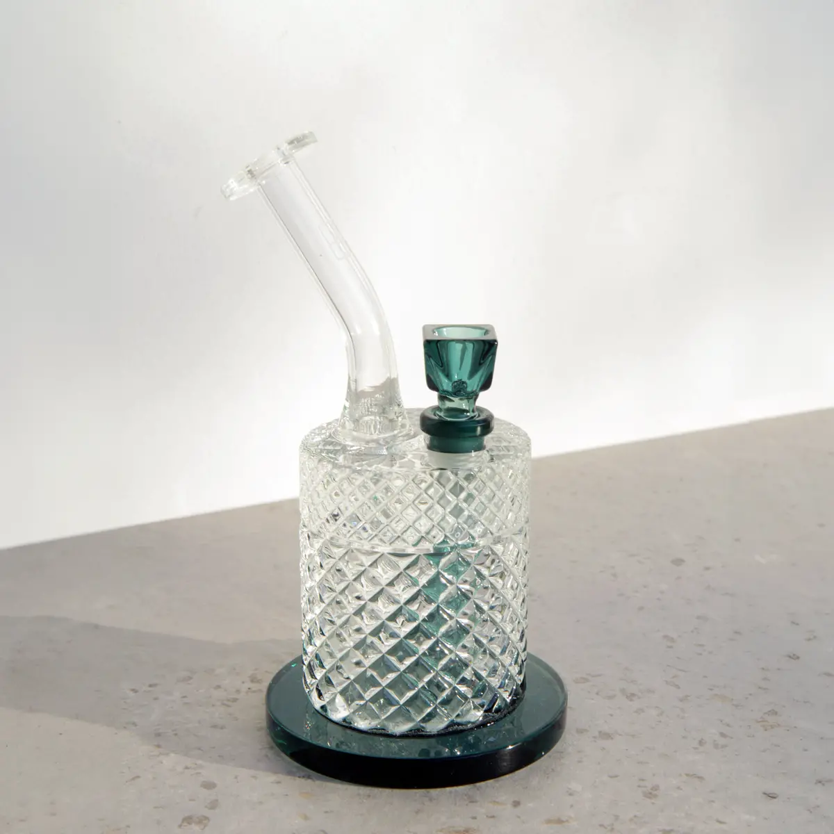 Jane West Twenties Collection Water Pipe | Teal 1