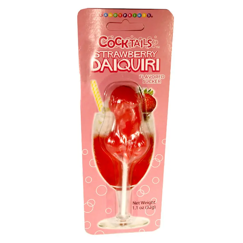 Strawberry Daquiri Cocktail Sucker 1