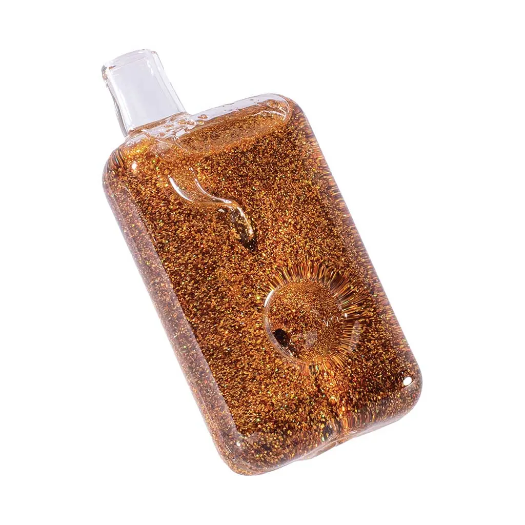 Liquid Glitter Square Hand Pipe 6