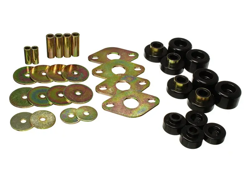 Energy Suspension 01-04 Toyota Tacoma Prerunner Body Bushing Mount Set - Black 1