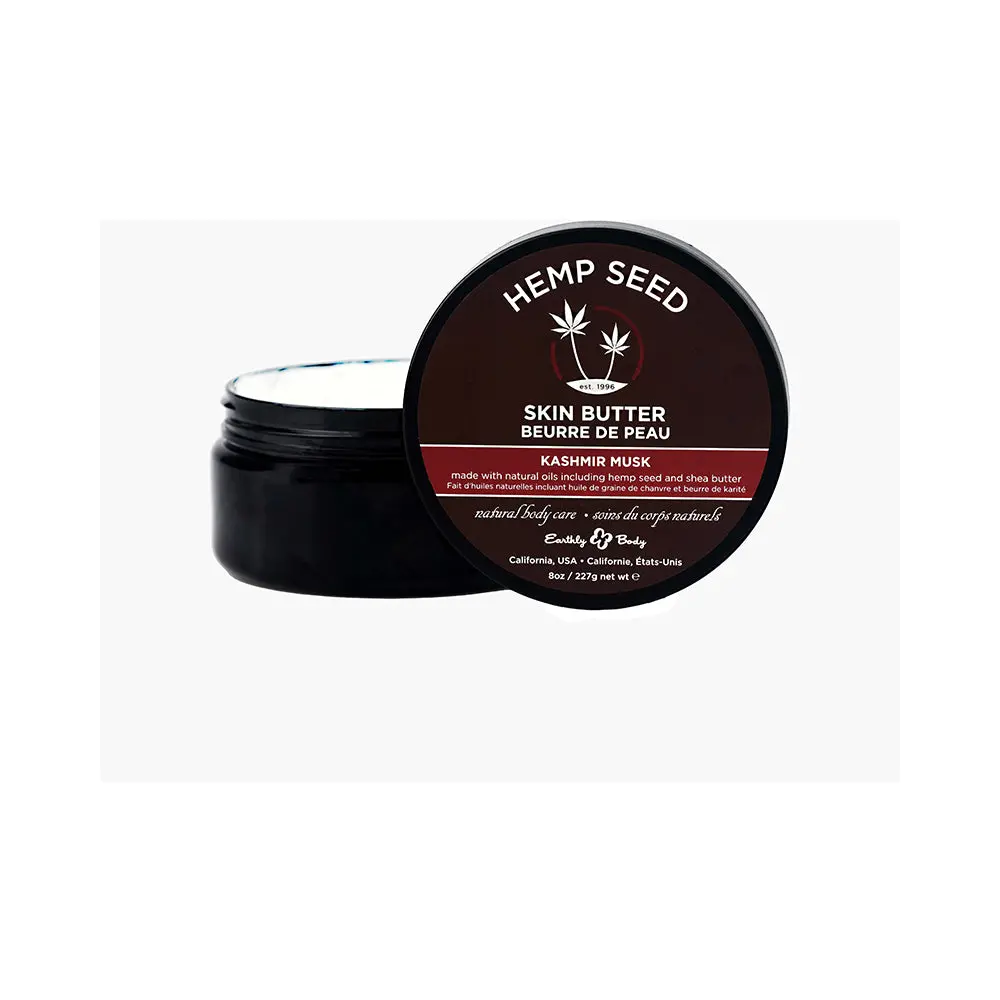 Earthly Body Hemp Seed Skin Butter Kashmir Musk 8 Oz. 1