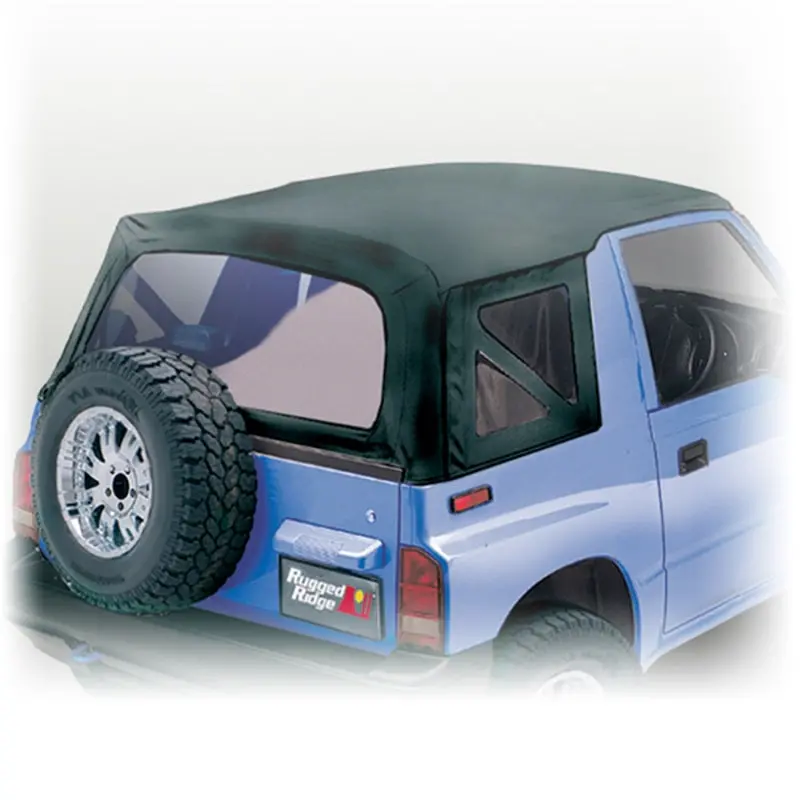 Rugged Ridge S-Top Black Denim Clear Windows 88-94 Sidekicks 1