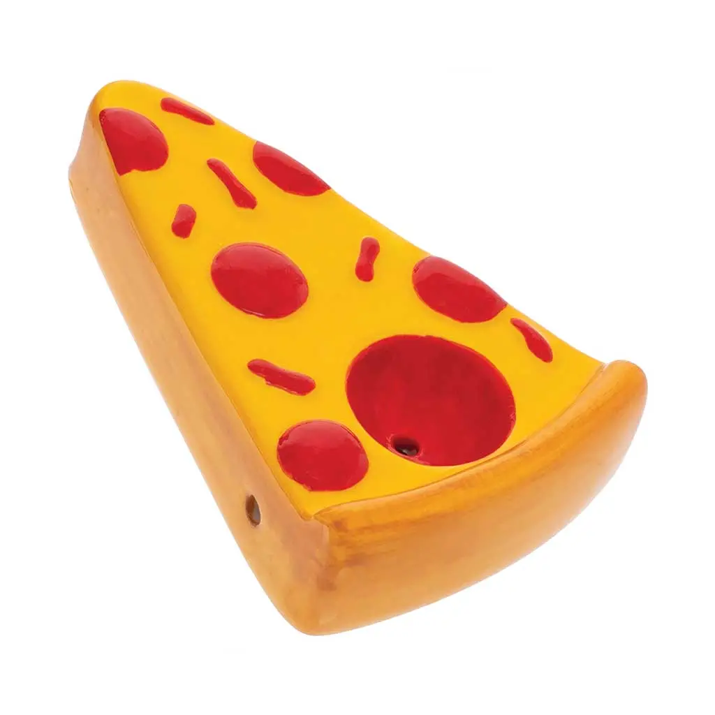 Pizza Slice Ceramic Pipe - Wacky Bowlz 1