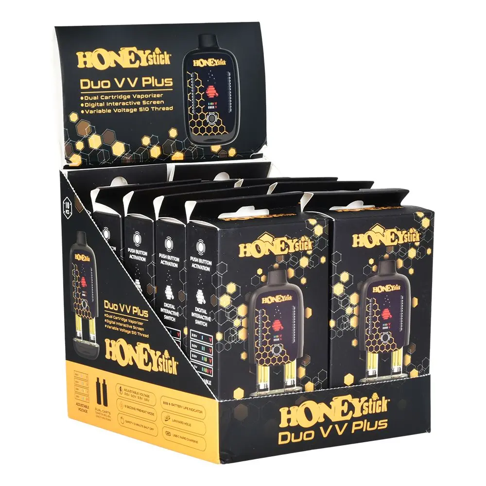 Honeystick Duo Variable Voltage Plus Dual Cartridge 510 Vape Bar 2