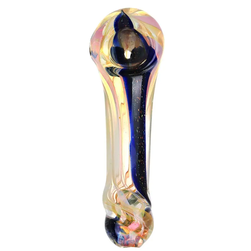 Plot Twist Dichro Stripe Glass Hand Pipe - 4.25" 1