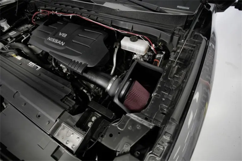 K&N 2017 Nissan Titan V8-5.6L F/I Aircharger Performance Intake 2