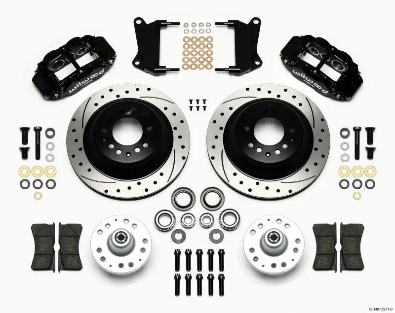 Wilwood Narrow Superlite 6R Front Hub & 1Pc Rtr Kit 12.88In Dril 67-69 Camaro 64-72 Nova Chevelle 1