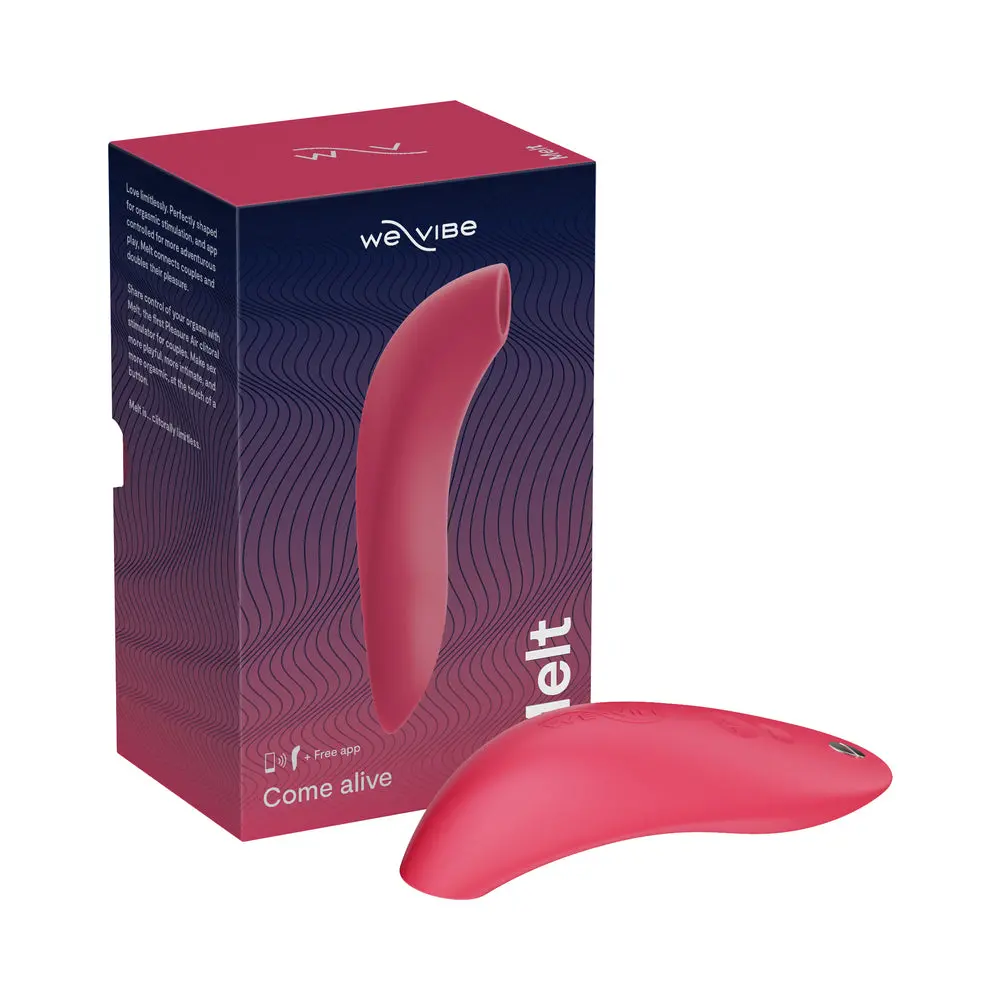We-Vibe Melt Rechargeable Silicone Pleasure Air Clitoral Stimulator Pink 1
