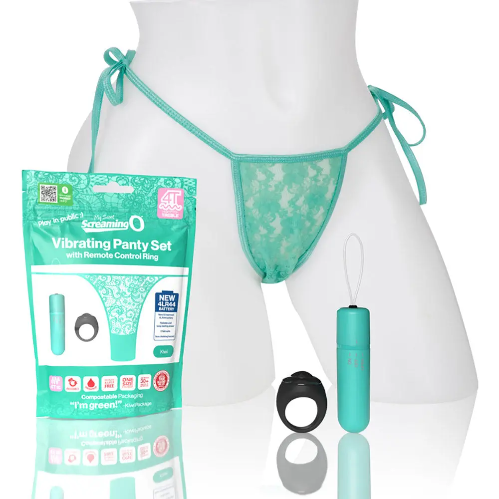 Screaming O My Secret Screaming O 4T Panty Vibe Kiwi 1