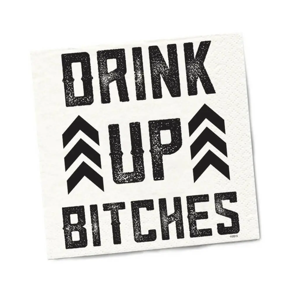 Twisted Wares Drink Up Bitches Napkins 20-Pack 1