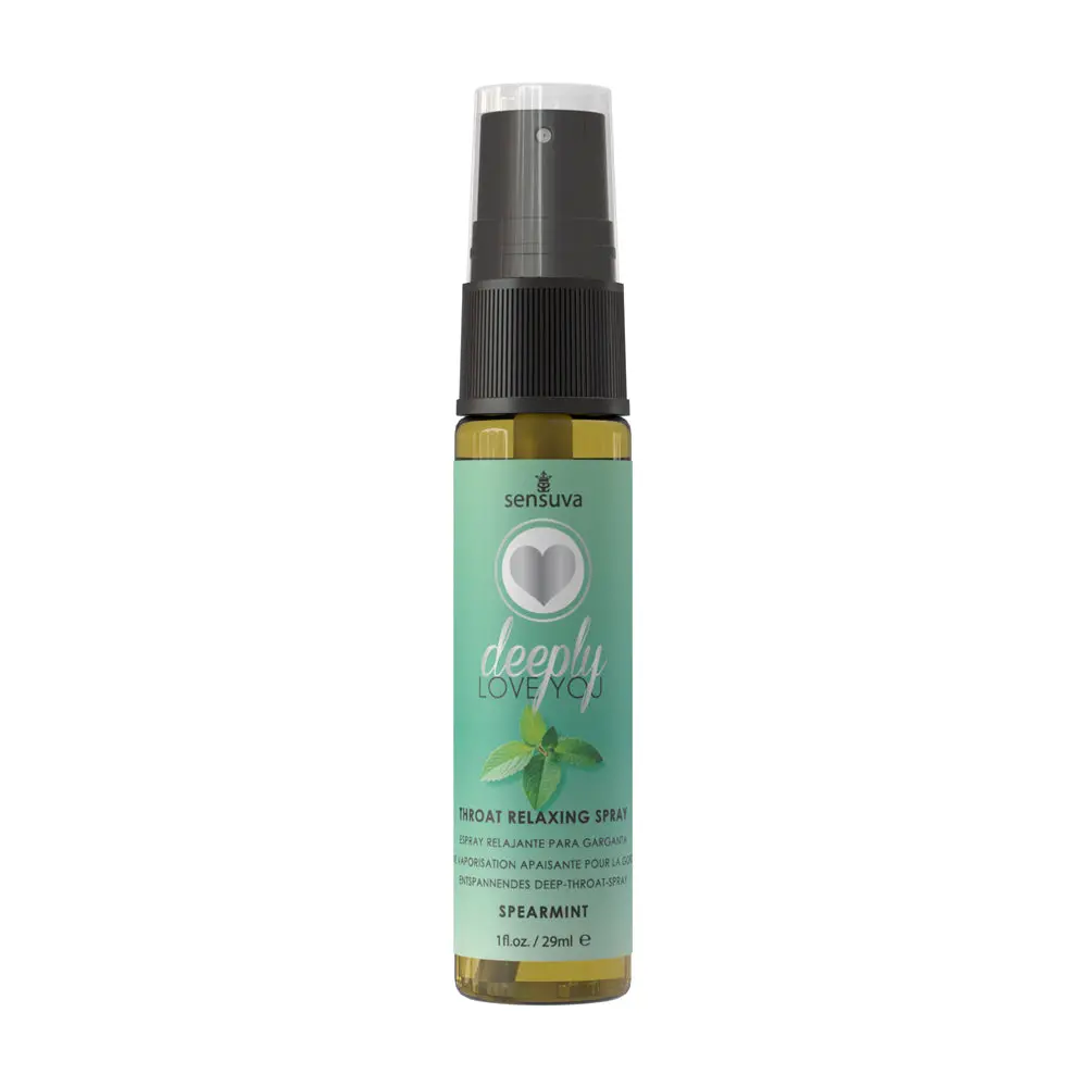 Sensuva Deeply Love You Throat Relaxing Spray Spearmint 1 Oz. Bottle 1