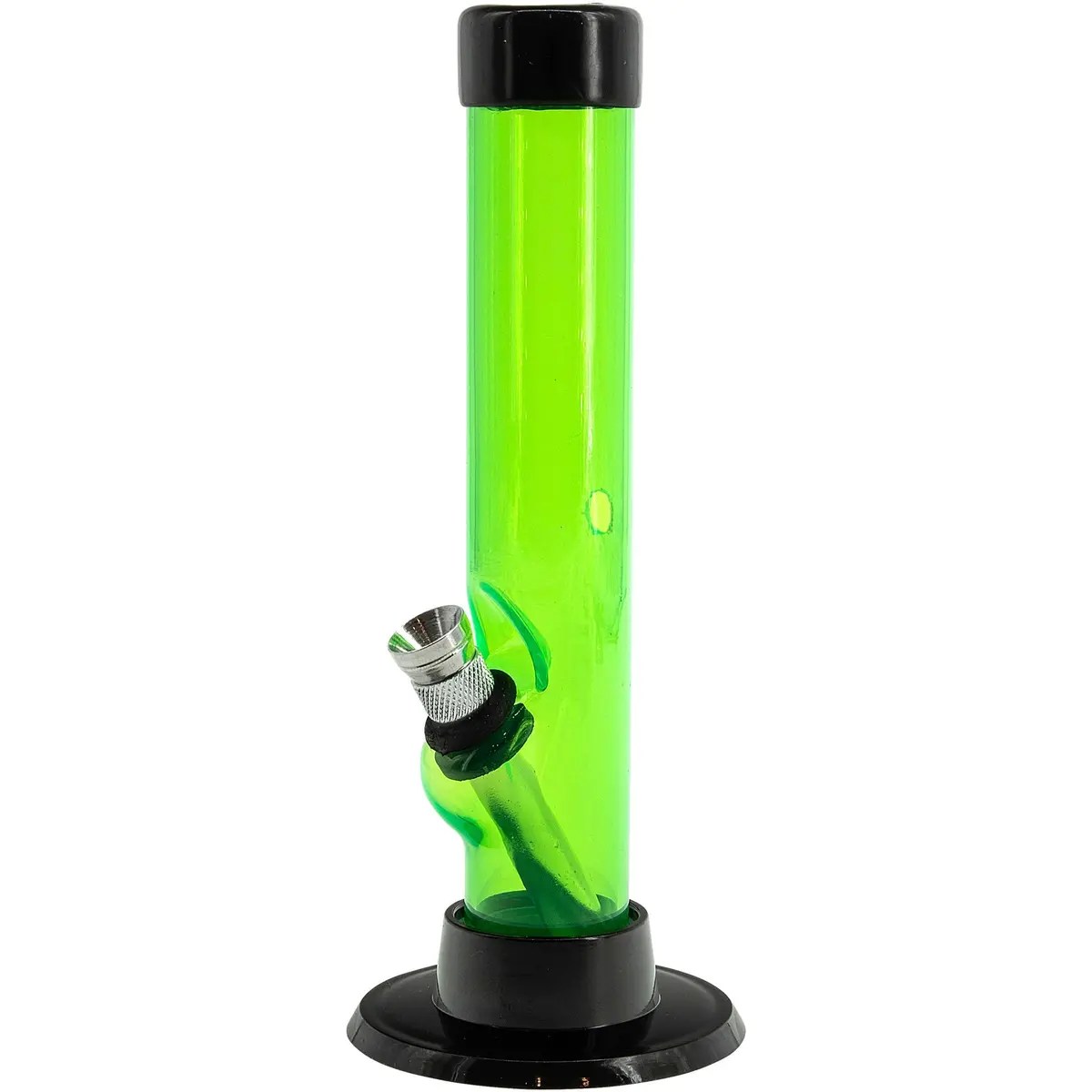 Jm Enterprises 6" Acrylic Straight Tube Bong - Multiple Colors 1