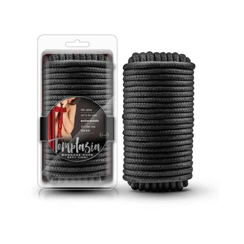 Temptasia Bondage Rope 32 Ft. / 10 M Black 1