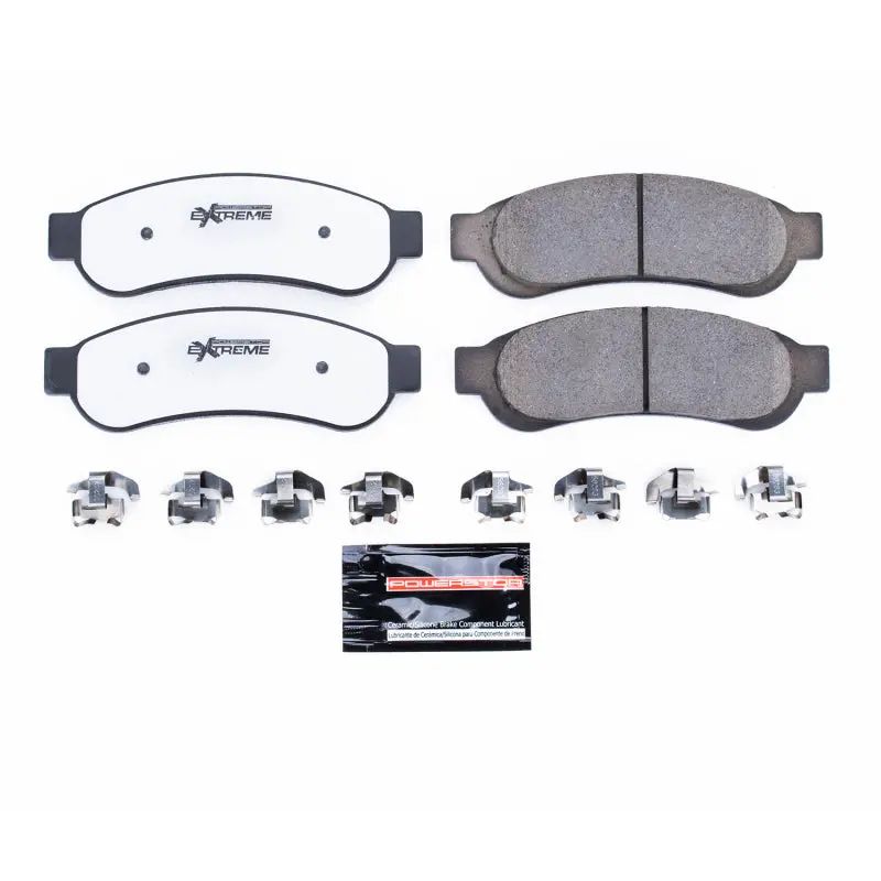 Power Stop 10-12 Ford F-250 Super Duty Rear Z36 Truck & Tow Brake Pads W/Hardware 1
