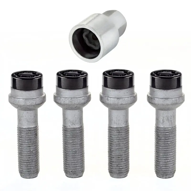 Mcgard Wheel Lock Bolt Set - 4Pk. (Radius Seat) M14x1.5 / 17Mm Hex / 45.0Mm Shank Length - Black 1
