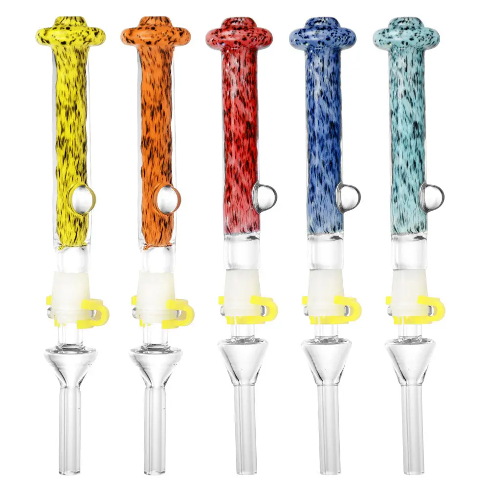 Beam Me Up Dab Straw With Quartz Tip - 7" / Colors Vary 1