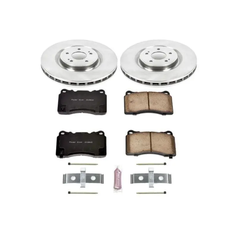 Power Stop 08-15 Mitsubishi Lancer Front Autospecialty Brake Kit 1