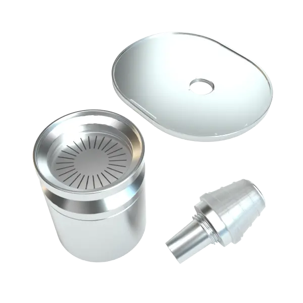 Stündenglass Polished Silver Infusion Chamber Assembly 1