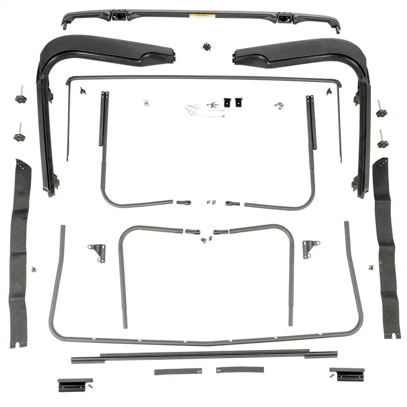 Rugged Ridge 97-06 Jeep Wrangler Tj Factory Soft Top Hardware 1