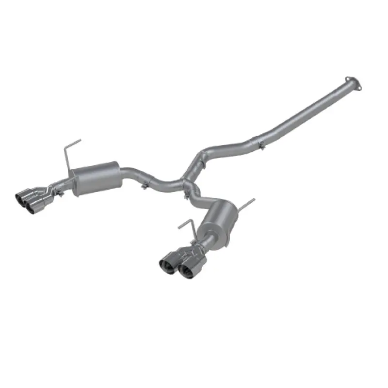 Mbrp 15-19 Subaru Wrx 2.0L/Sti 2.5L 3In Dual Split Rear Exit W/ 3.5In Tips - T304 (Street Version) 1