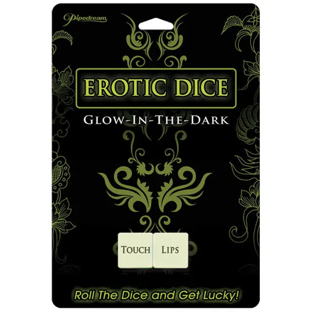 Pipedream Glow-In-The-Dark Erotic Dice 1