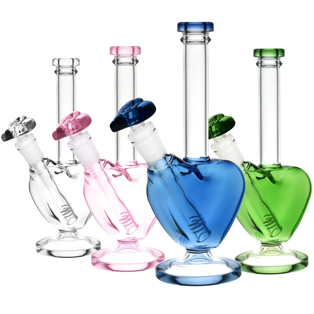 Love Water Pipe - 9" / 14Mm F/ Colors Vary 1