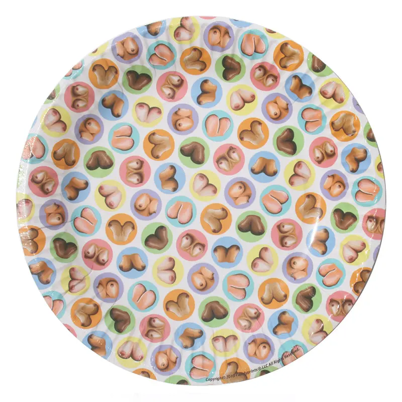 Candyprints Dirty Dishes: Boob Plates 1