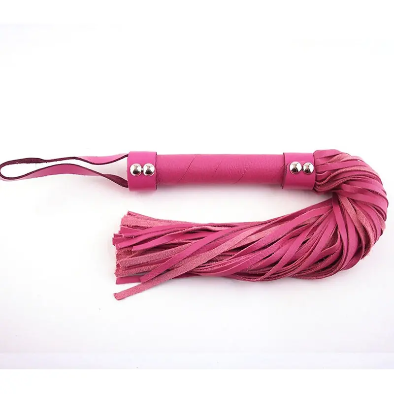Rouge H-Style Leather Flogger Pink 1