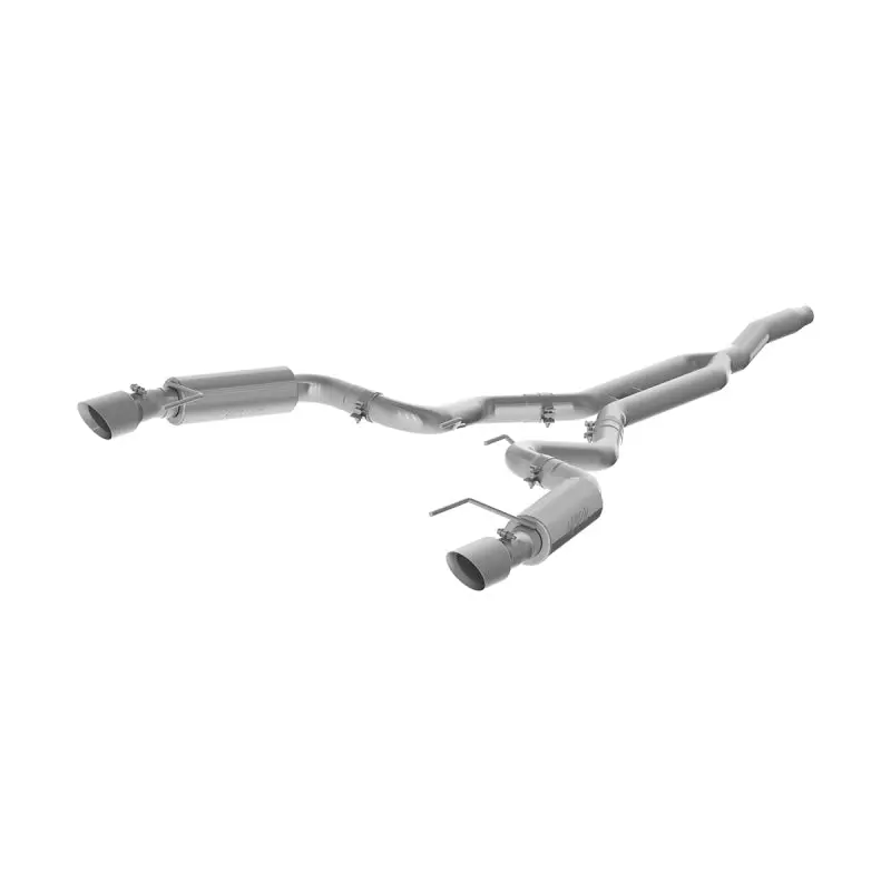 Mbrp 15-18 Ford Mustang Ecoboost 2.3L T409 3In Cat Back Dual Split Rear Exit (Race Version) 1