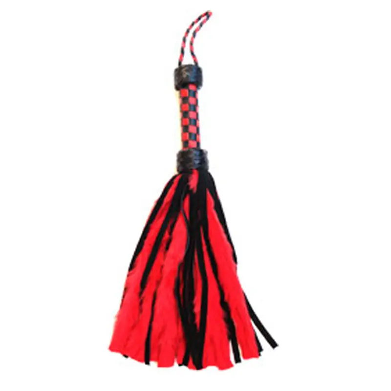 Red Petite Fluffy Flogger 1