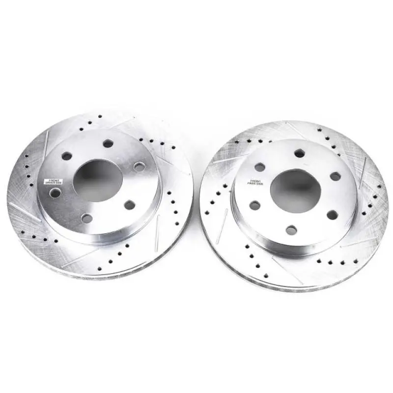 Power Stop 02-06 Cadillac Escalade Front Evolution Drilled & Slotted Rotors - Pair 1