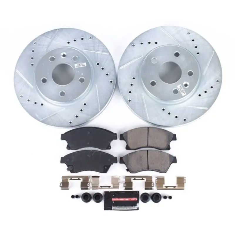 Power Stop 11-15 Chevrolet Cruze Front Z23 Evolution Sport Brake Kit 1