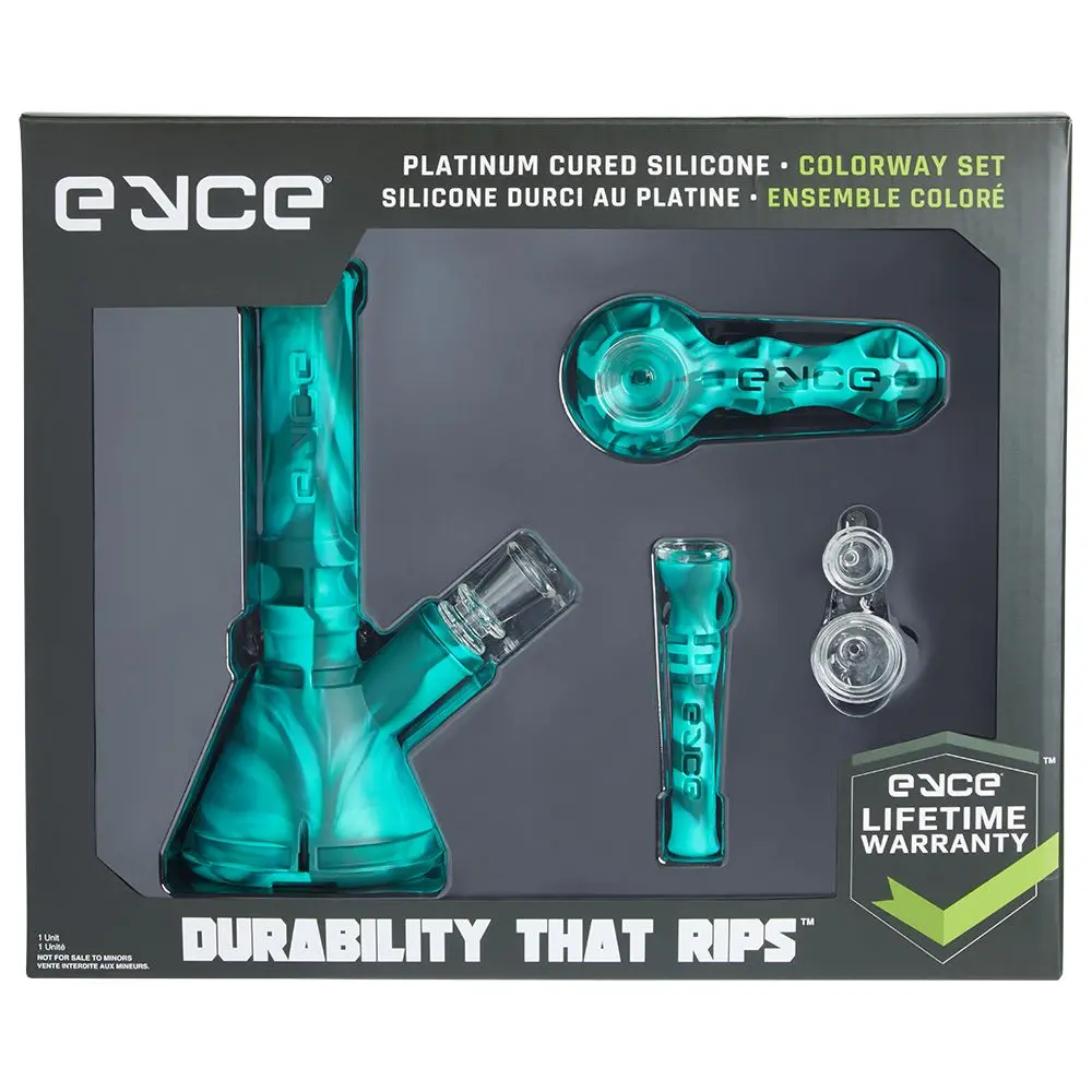 Eyce Colorway Silicone Herb Pipes Box Set | 5Pc 2
