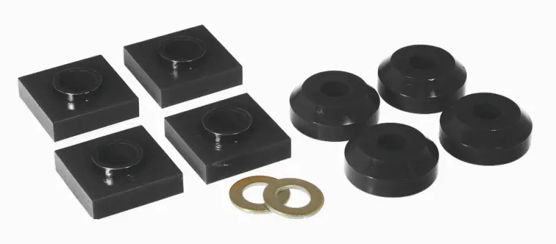 Prothane 76 & Earlier Ford F150/250 Transfer Case Mounts - Black 1