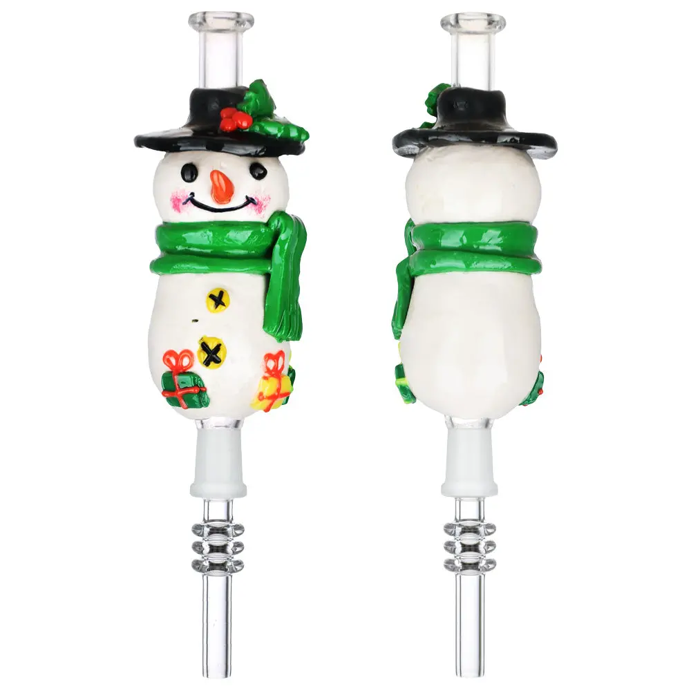 Snowman Vapor Vessel W/ Quartz Tip - 7" / 10Mm F 1