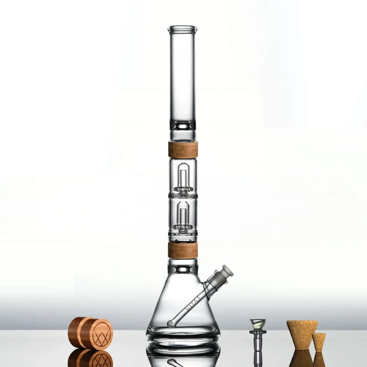 Vitae Glass 22" Alpha + Dual Ufo Perc Bong 1