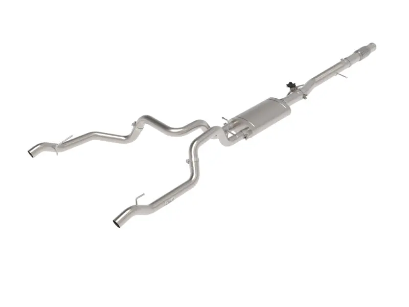 Afe Gemini Xv 4In To Dual 3In 304 Ss Cat-Back Exhaust W/ Cutout 19-21 Gm Silverado/Sierra V8-6.2L 1