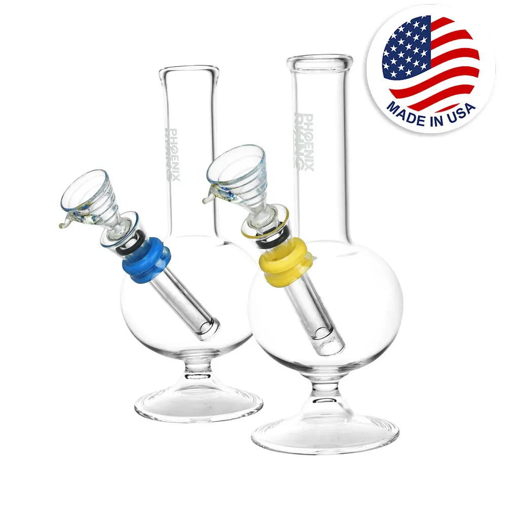 Phoenix Rising Mini Bubble Water Pipe - 6.75"/Colors Vary 1