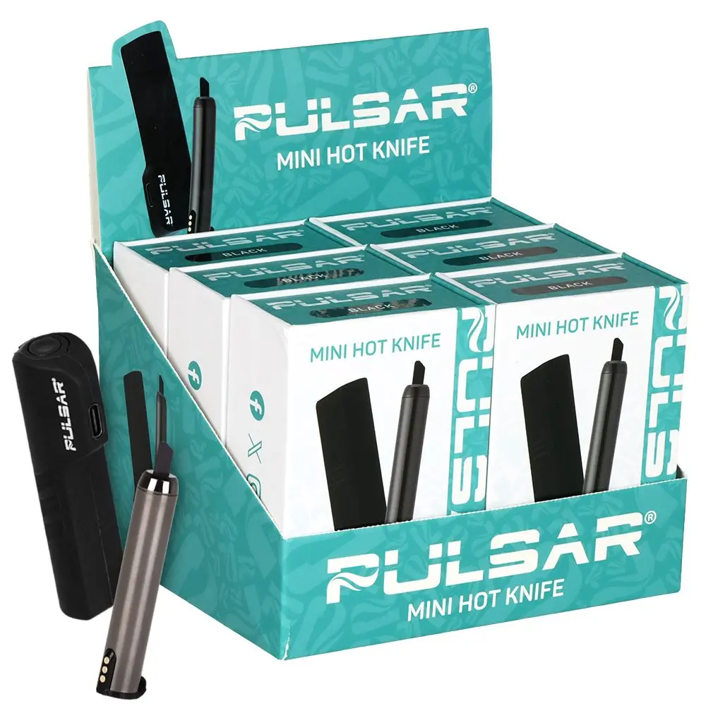 6Ct Display - Pulsar Mini Hot Knife - 180Mah / Black 1