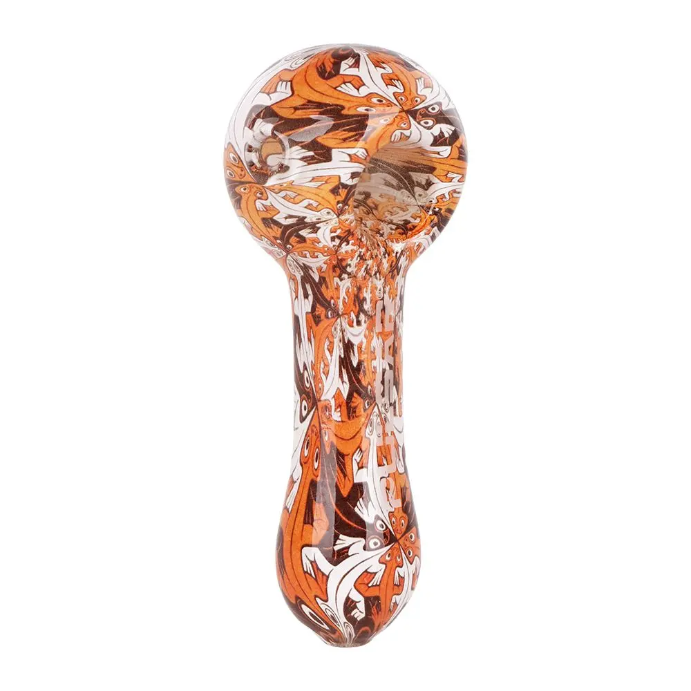 Pulsar Inside Print Glass Spoon Pipe | 4.75" 1