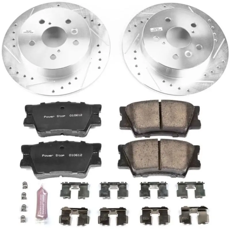 Power Stop 18-19 Toyota Camry Rear Z23 Evolution Sport Brake Kit 1