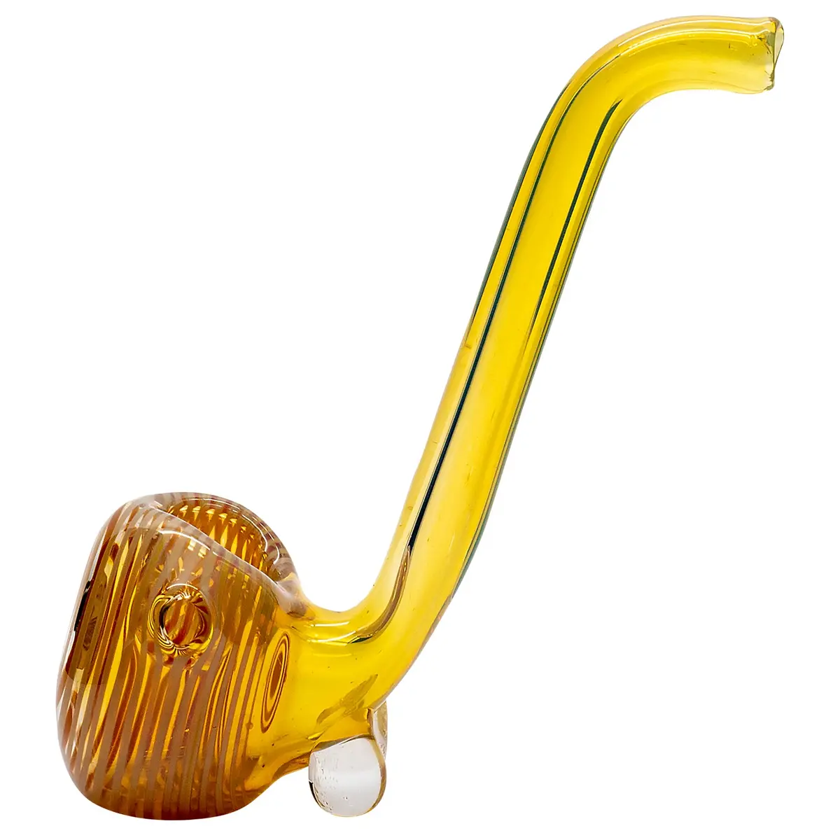 La Pipes "Flaco" Skinny Glass Sherlock Pipe 3
