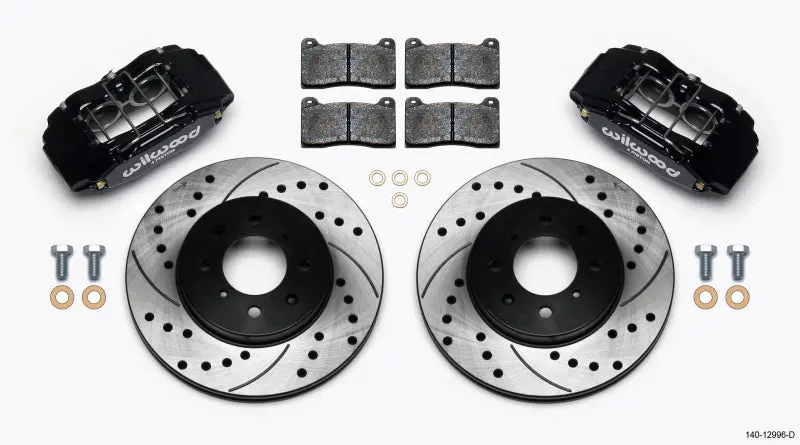 Wilwood Dpha Front Caliper & Rotor Kit Drilled Honda / Acura W/ 262Mm Oe Rotor 1